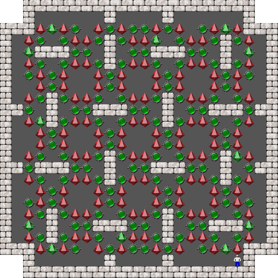 Sokoban Sasquatch 05 Arranged level 53